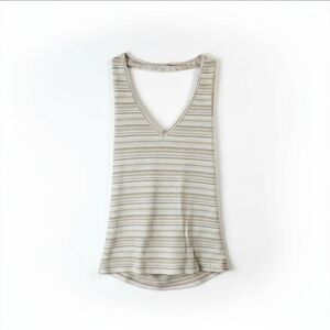 American Eagle Ribbed Halter Tank Top | V-Neck | Women's Small